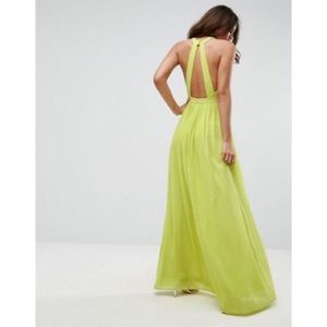 TD By True Decadence Tall Plunge Maxi Dress Sz 14